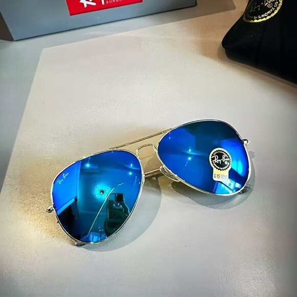 Ray-Ban Aviator Flash Lenses Sunglasses - Picture 8 of 8